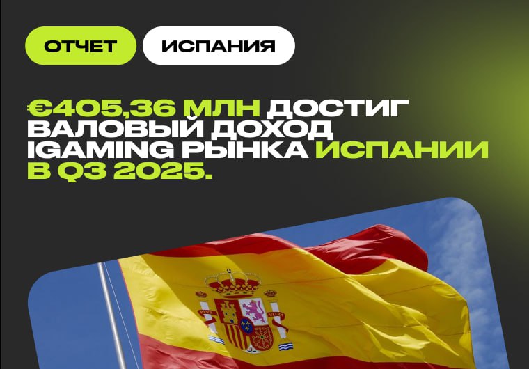 Испанский регулятор DGOJ поделился отчетом за Q3 2025